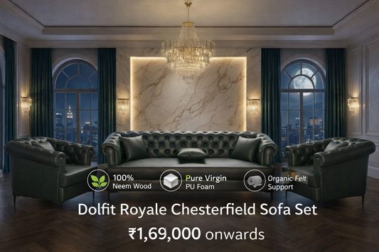 Dolfit Royale Chesterfield Sofa Set